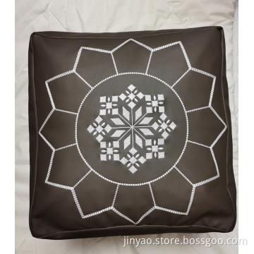 Multi-Purpose Bean Leatherette Cushion